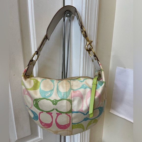Coach Colorful Shoulder Bag EUC